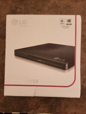 LG Slim Portable DVD Writer - Black